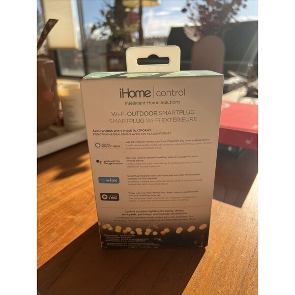 NEW iHome Control Wifi Smart Plug Wireless Uses Siri/Alexa/Google ISP100BC - Picture 3 of 6